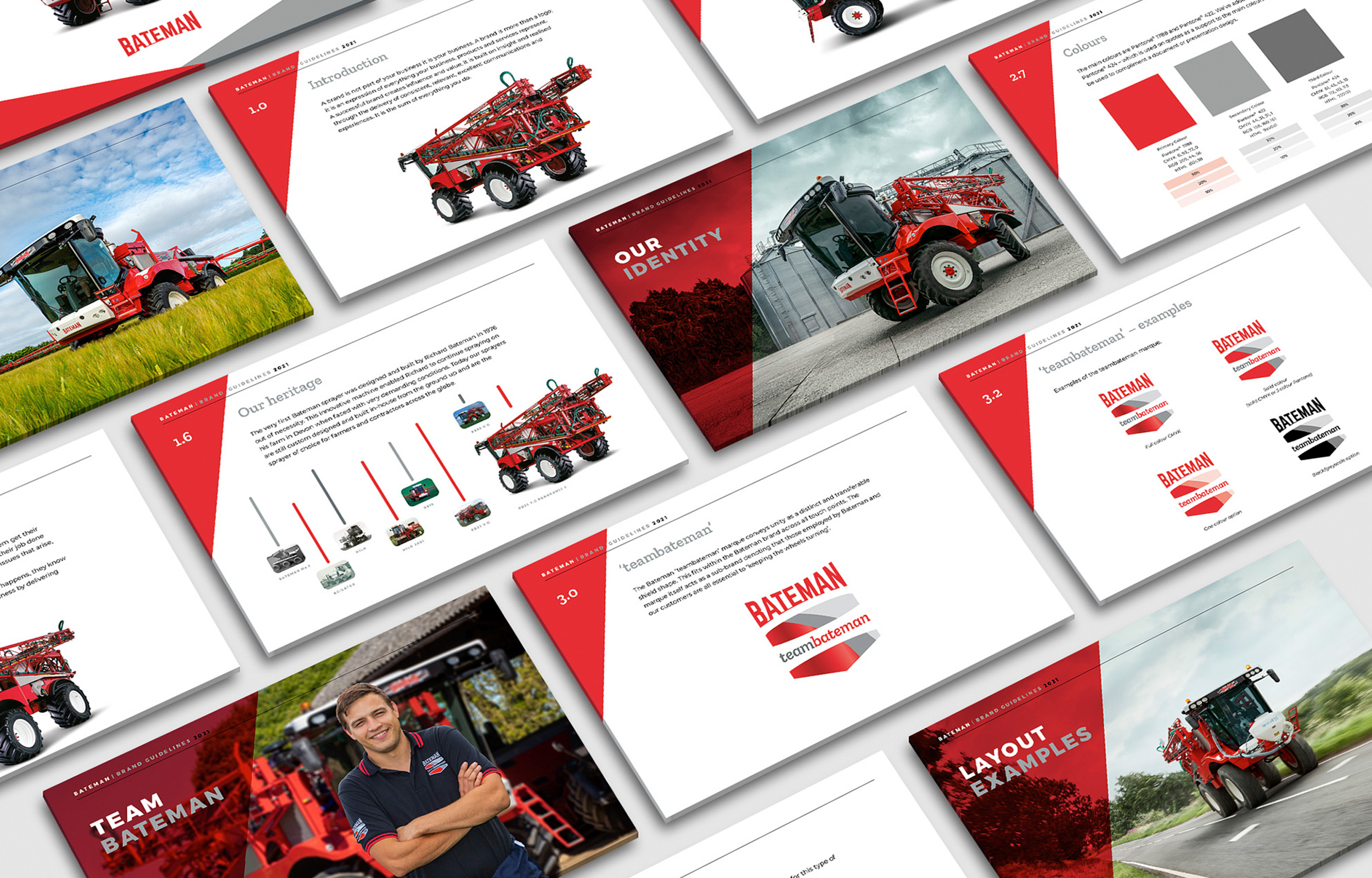 bateman sprayers brand guide graphics