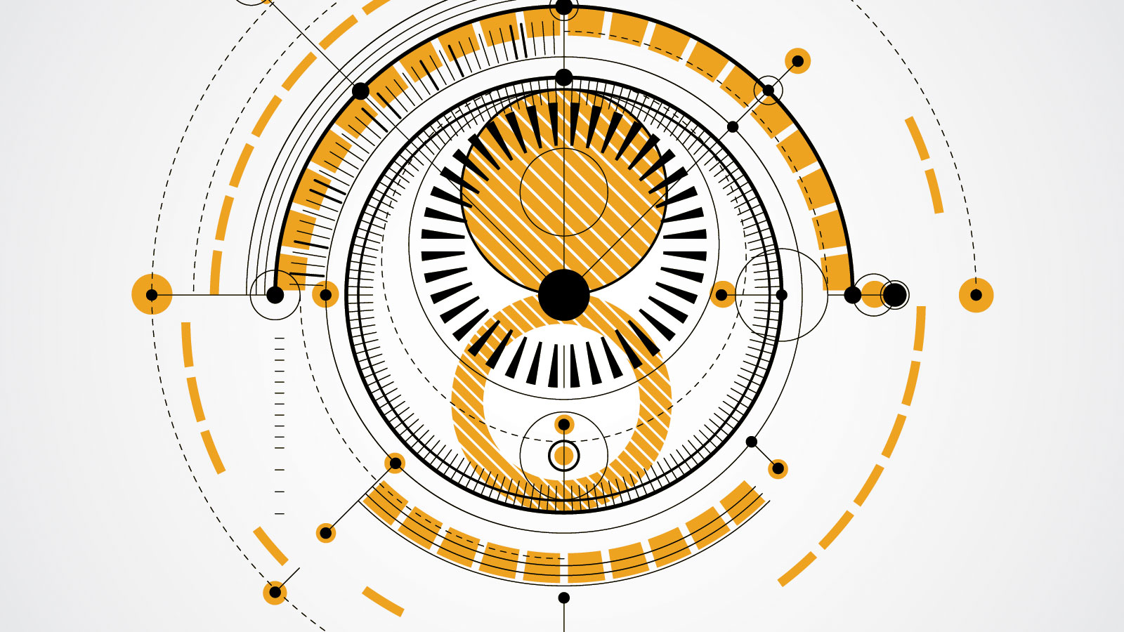 illustration of gears at the core of a machine