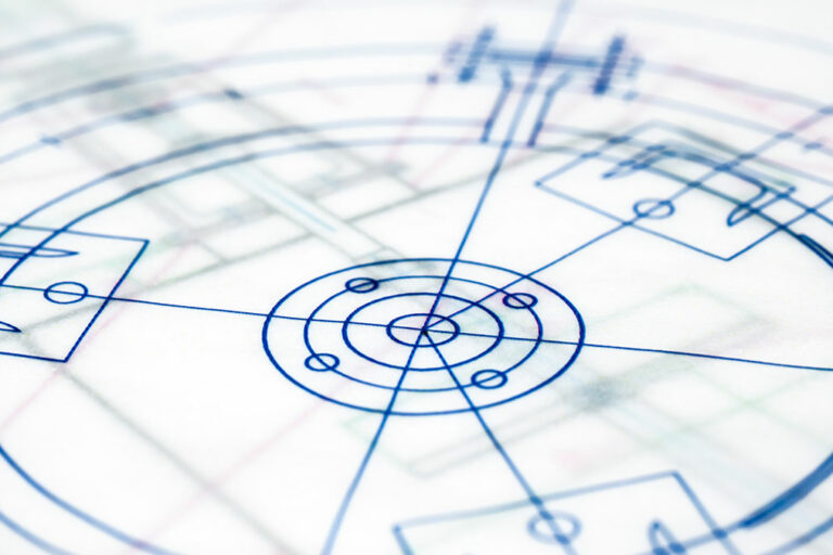 illustration of a blueprint