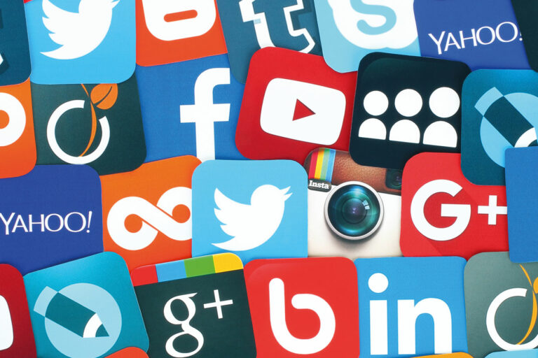 collection of social media icons