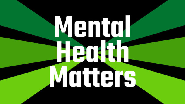mental health matters text banner