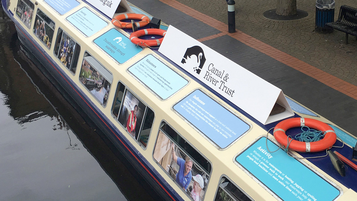 canal and river trust narrowboat