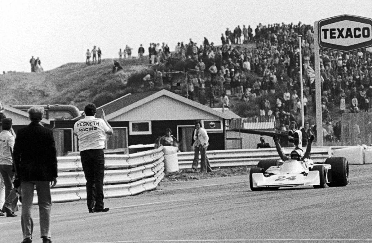 hesketh racing team winning formula 1 race