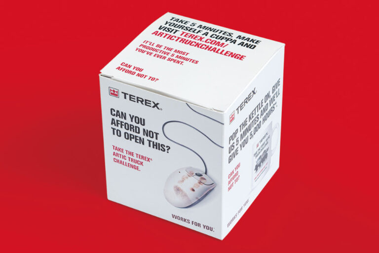 Terex cranes tea mug in a presentation box