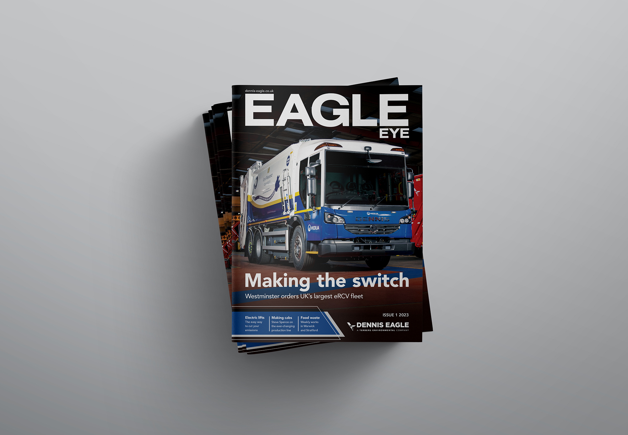 dennis eagle eagle eye magazine cover