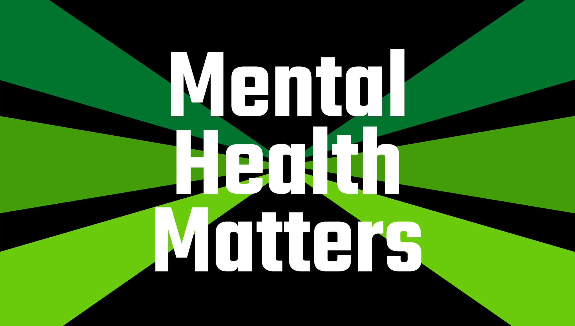 mental health matters text banner graphic