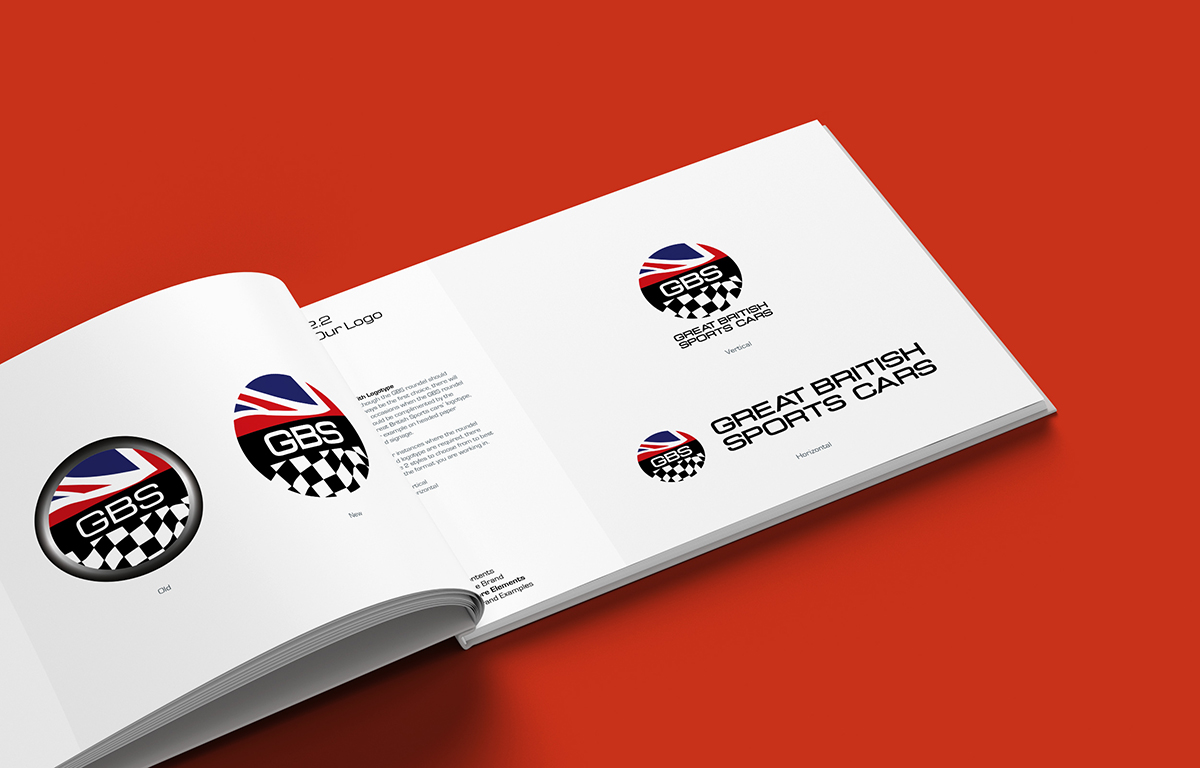 great british sports cars brand identity