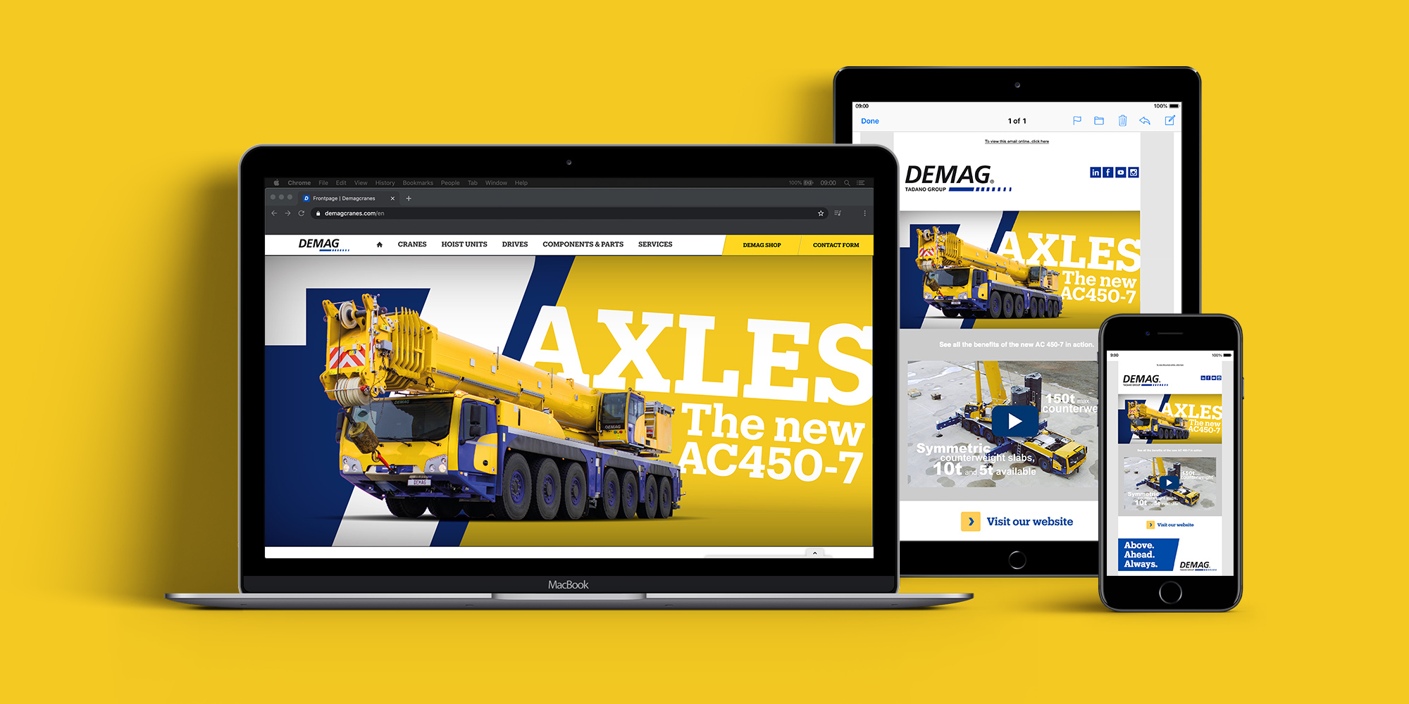tadano cranes digital launch